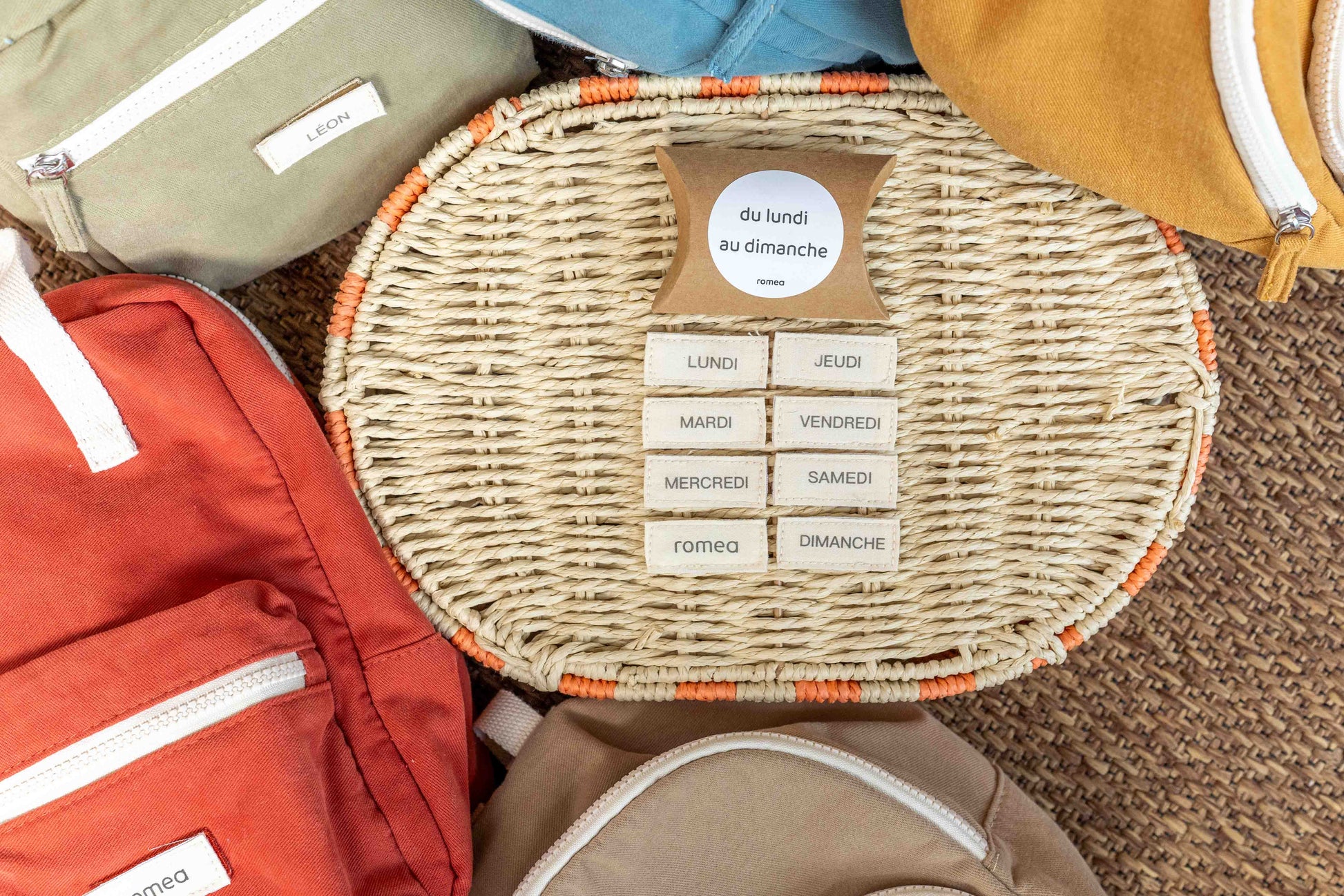 kit de scratch avec tous les jours de la semaine 