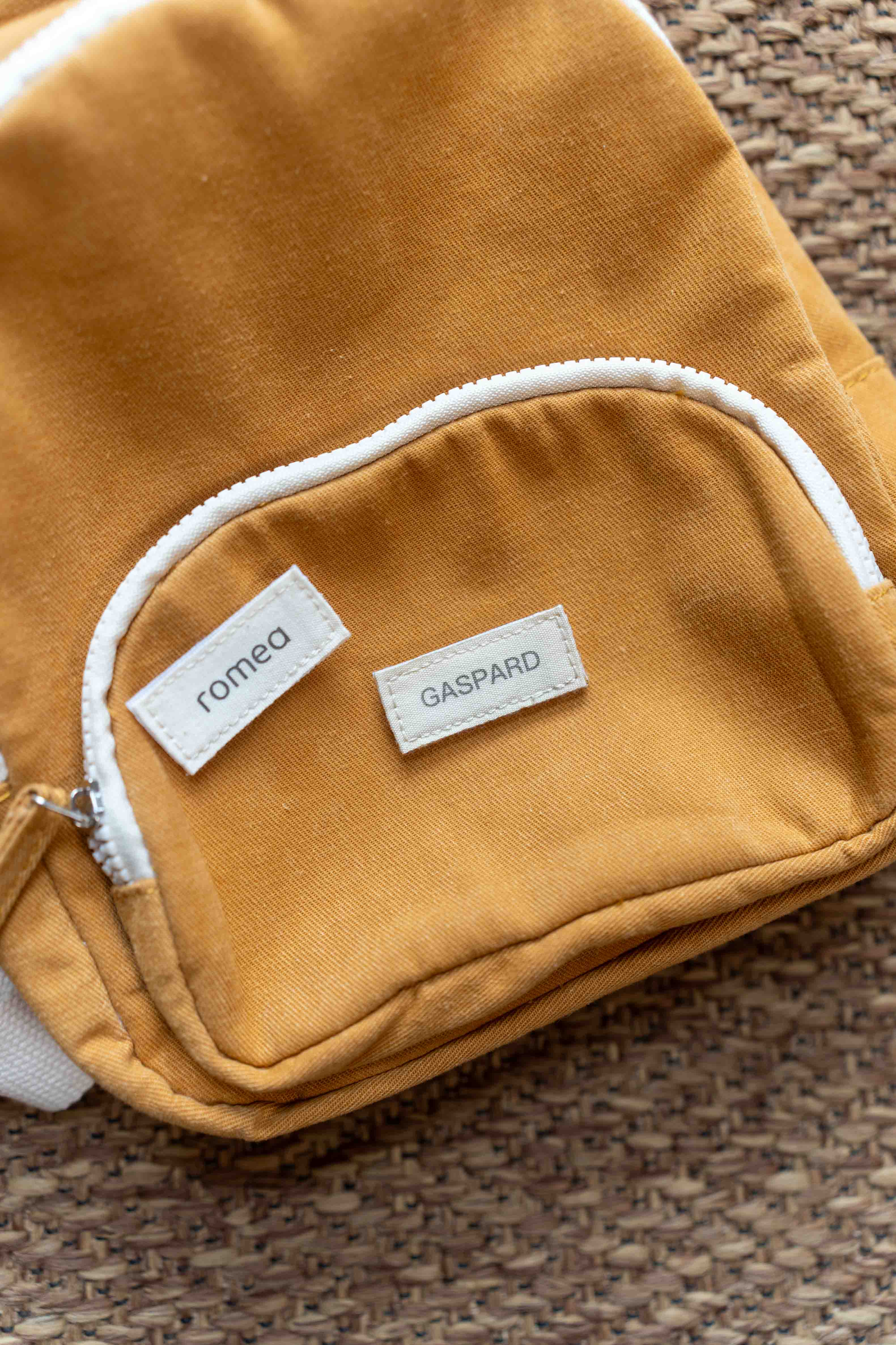 Sac romea avec une étiquette personnalisé de prénom